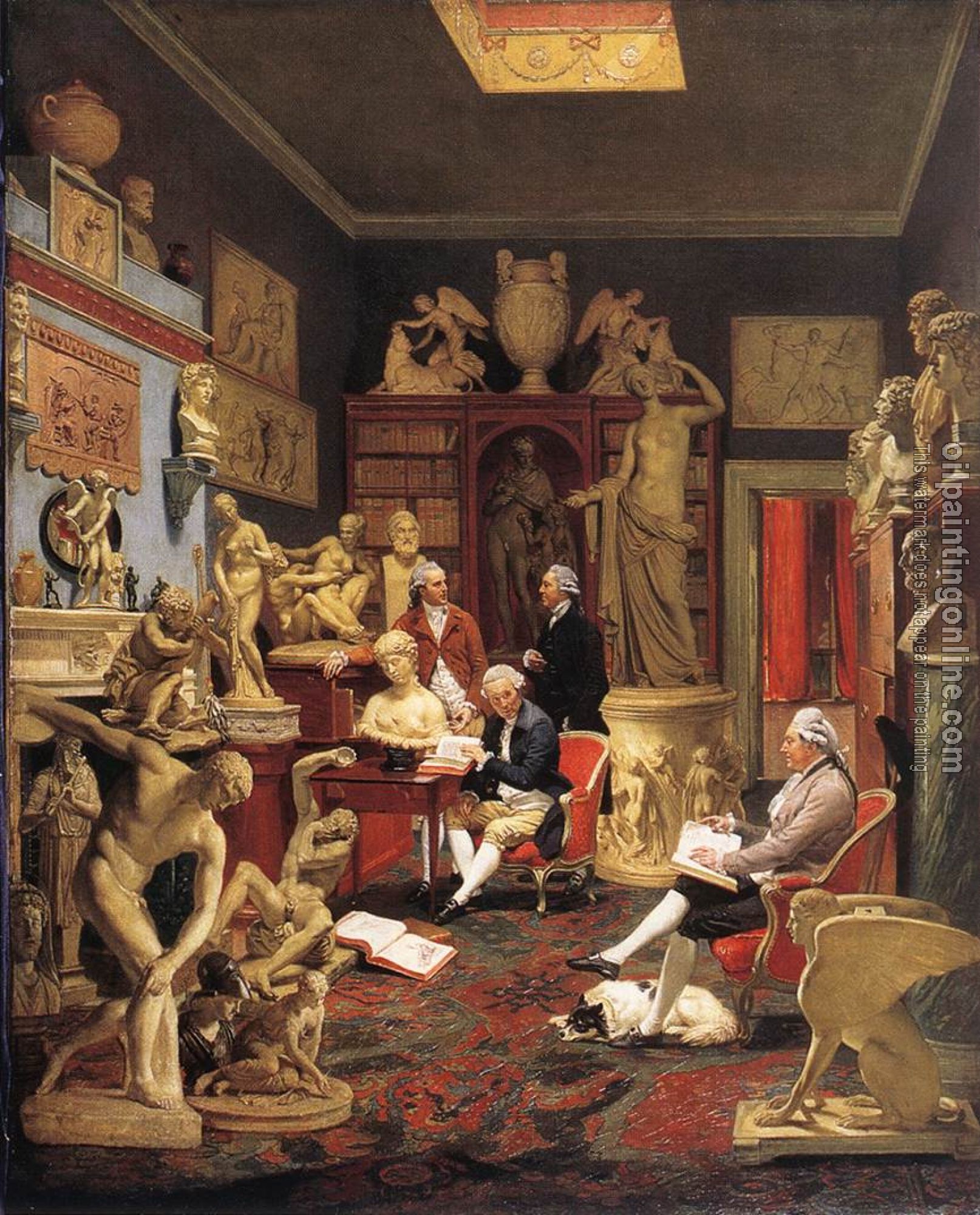 Zoffany, Johann - Charles Towneley in his Sculpture Galler